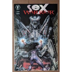 Sex‎ Warrior #1 of 2 Dark Horse Comics 1993 HTF Mature Sci-Fi Action